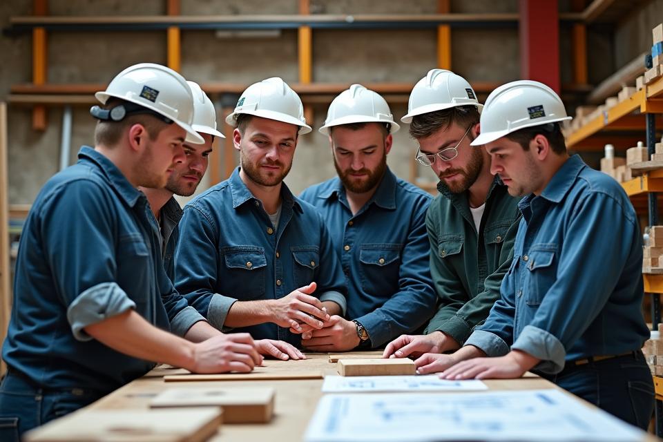 Team EdelHain Bridges in der Werkstatt Salzburg