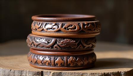 Tribal Holzarmband Kollektion